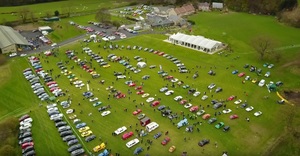 2018 Great North Classic Car Show from above